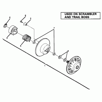 Driven Clutch Assembly. (4911991199036A)