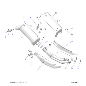 ENGINE, EXHAUST - A26SXZ85A9/AN/AZ (C0210548)