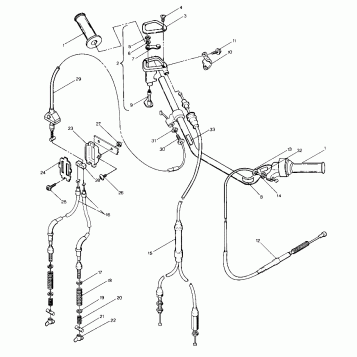 Hand Control Cable Assembly (4913491349013A)