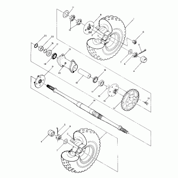 Rear Wheel Drive Assembly (4913491349017A)