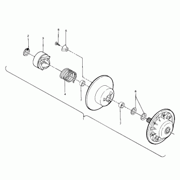 Driven Clutch Assembly (4913491349024A)