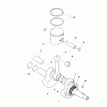 Crankshaft and Piston Assembly (4913491349032A)