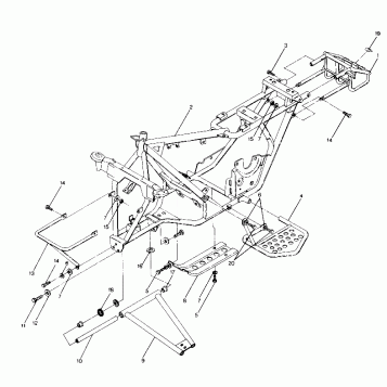 Frame Assembly With Racks (4913501350003A)
