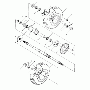 Rear Wheel Drive Assembly (4913511351019A)