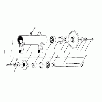 Details-Front Drive Assembly Center Tightener Assembly-PN 1380001 (4913511351033A)