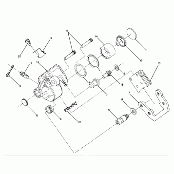 Front Brake Caliper Assembly (4913511351036A)