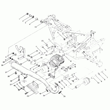 Engine and Muffler Mounting (4913521352005A)
