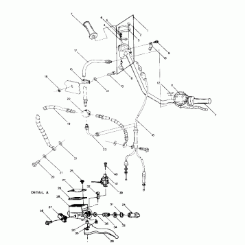Hand Control Cable Assembly (4913521352013A)