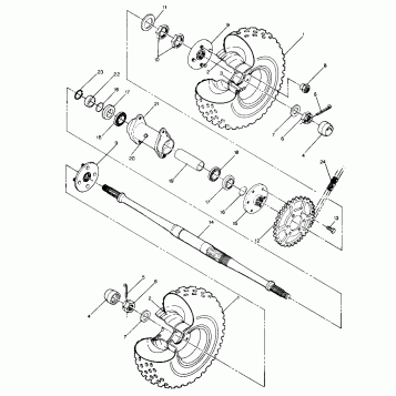 Rear Wheel Drive Assembly (4913521352019A)