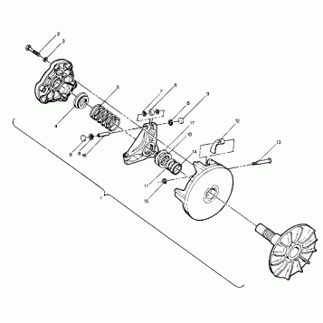 Drive Clutch Assembly (4913521352024A)