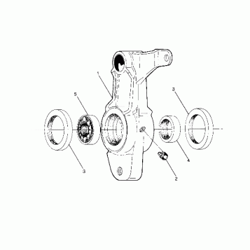 Front Tightener Assembly, L.H. - PN 1380004 Front Tightener Assembly, R.H. (4913521352033B)