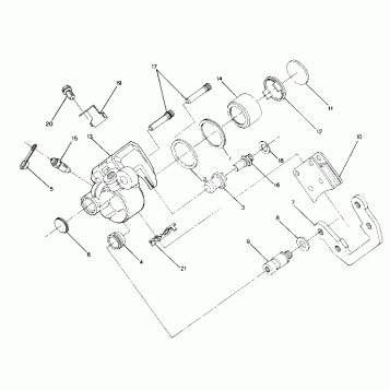 Front Brake Caliper Assembly (4913521352036A)