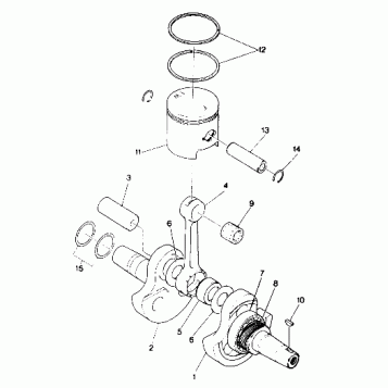 Crankshaft and Piston Assembly (4913521352039A)