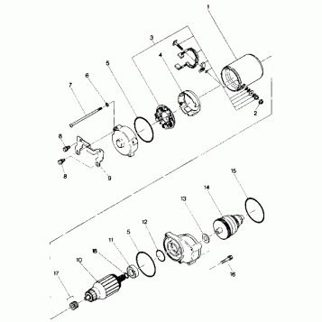 Starting Motor Assembly (4913521352042A)