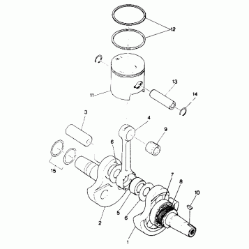 Crankshaft and Piston Assembly (49147514750039)