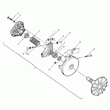 Drive Clutch Assembly (4914761476024A)