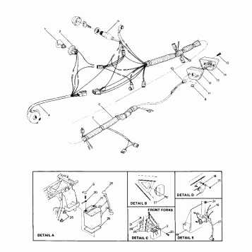 Wire Harness 1988 4 x 4 Update - 4/14/88 (4914761476029A)
