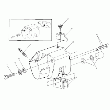 Rear Brake Caliper Assembly  1988 4 x 4 Update - 4/14/88 (4914761476035A)
