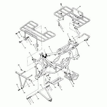 Frame Assembly with Racks (4914771477003A)