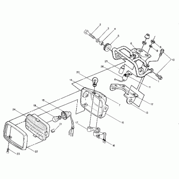 Headlight Assembly (4914771477007A)