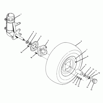 Front Wheel Assembly (4914771477015A)
