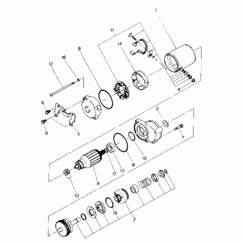 Starting Motor Assembly (4914771477036A)