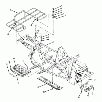 Frame Assembly with Racks (4914781478003A)