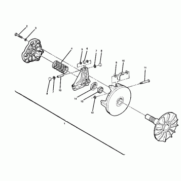 Drive Clutch Assembly (4914781478023A)