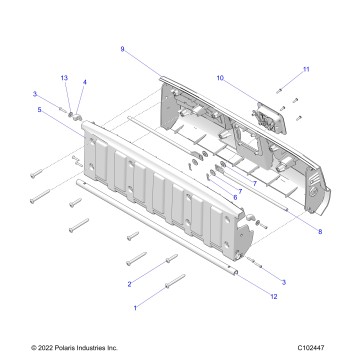 BODY, TAILGATE - A26SWE57AL (C102447)
