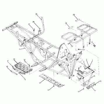 Frame Assembly with Racks (4915951595003A)