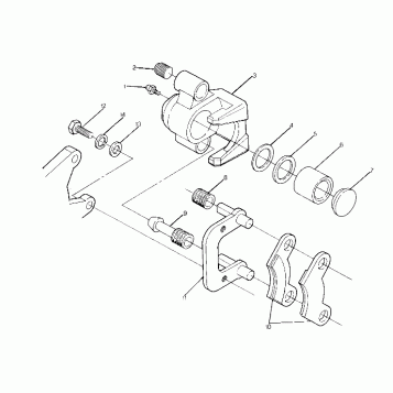 Middle Brake Assembly (4915951595019A)