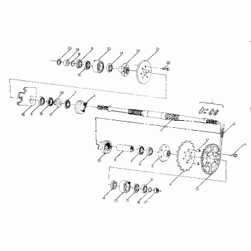 Middle Drive Assembly (4915951595025A)
