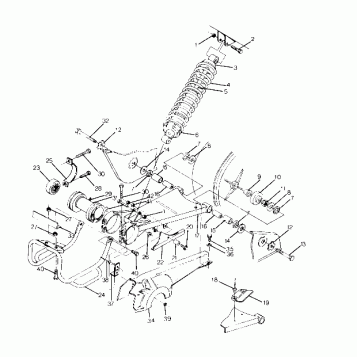 Swing Arm Weldment (Middle) (4915951595026A)