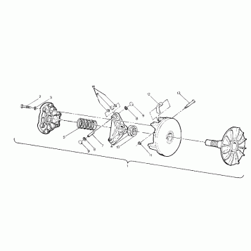 Drive Clutch Assembly (4915951595028A)