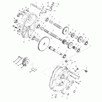 Gearcase Assembly (4915951595029A)