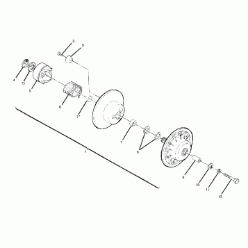 Driven Clutch Assembly (4915951595031A)