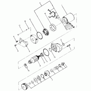 Starting Motor Assembly (4915951595040A)
