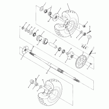 Real Wheel Drive Assembly (4916331633017A)