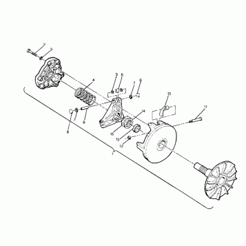 Drive Clutch Assembly (4916331633023A)