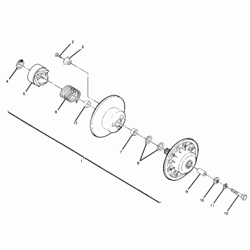 Driven Clutch Assembly (4916331633024A)