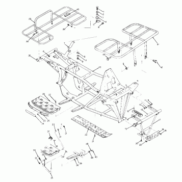 Frame Assembly with Racks (4916341634003A)