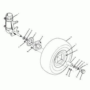 Front Wheel Assembly (4916341634015A)