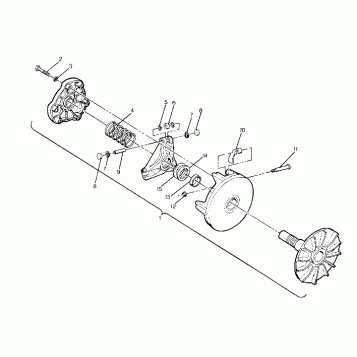 Drive Clutch Assembly (4916341634023A)