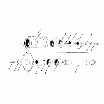 Details-Front Drive Assembly Center Tightener Assembly-PN 1380023 (4916351635013A)