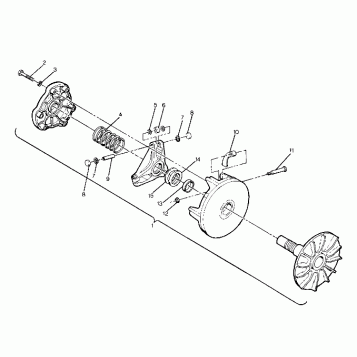 Drive Clutch Assembly (4916351635028A)