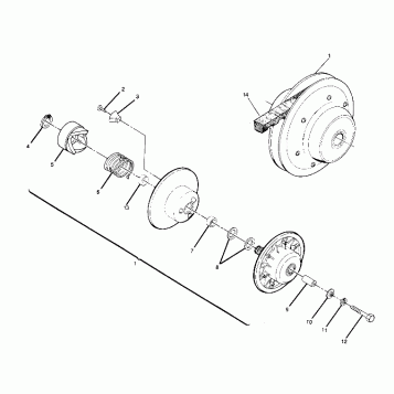 Driven Clutch Assembly (4916351635029A)