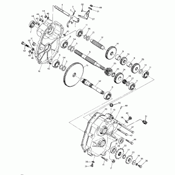 Gearcase Assembly (ME253A) (4916351635035A)