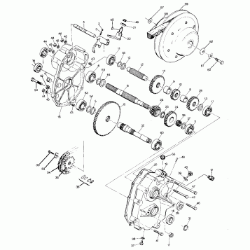 Gearcase Assembly (ME25P5) (4916351635037A)