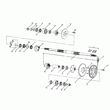 Middle Drive Assembly (4916361636025A)