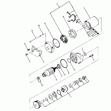 Starting Motor Assembly (4916361636040A)